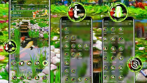 Play Water Garden Theme Launcher as an online game Water Garden Theme Launcher with UptoPlay