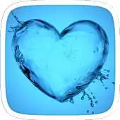 Free play online Water Heart Theme APK