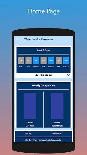 Play Water Intake Reminder as an online game Water Intake Reminder with UptoPlay