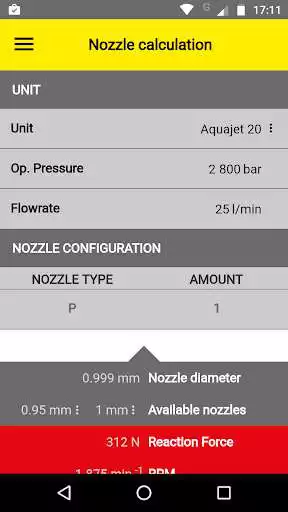 Play Water Jetting Calculator Play Water Jetting Calculator