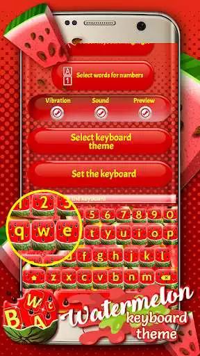 Play Watermelon Keyboard Theme