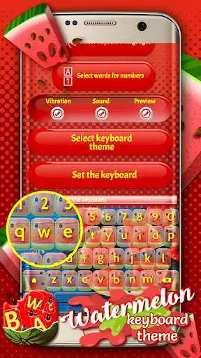 Play Watermelon Keyboard Theme