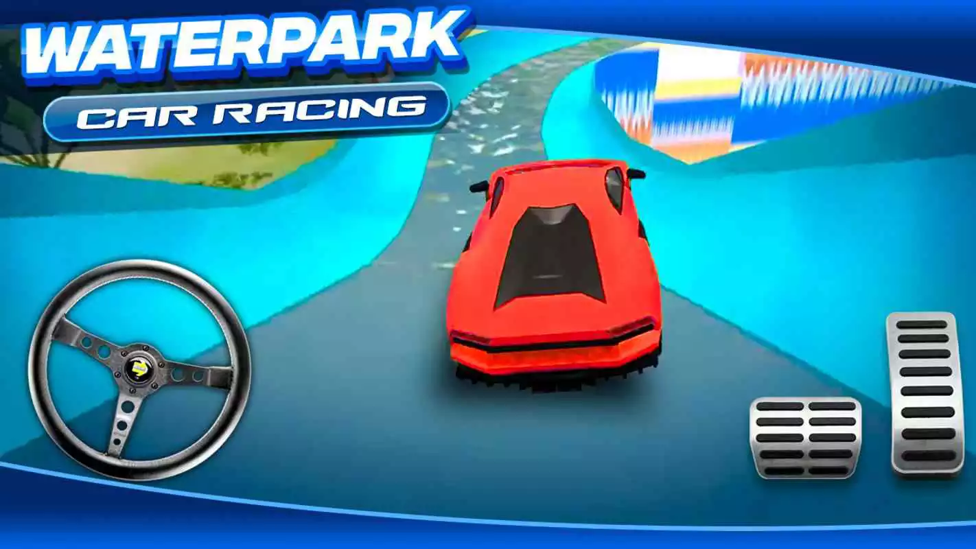 Play Waterpark Car Racing