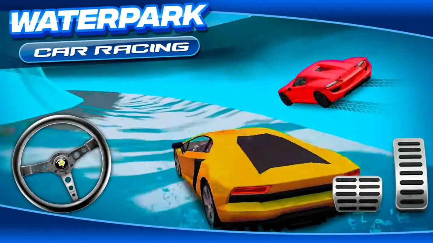 Play Waterpark Car Racing