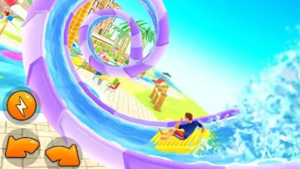Play Water Park Fun Water Slide  and enjoy Water Park Fun Water Slide with UptoPlay