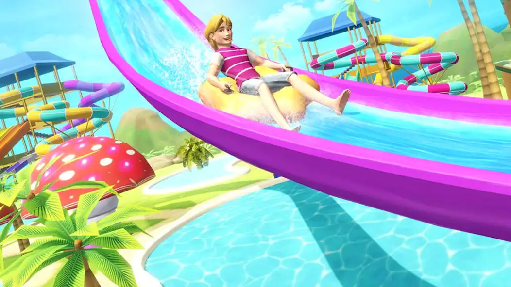 Play Water Park Fun Water Slide as an online game Water Park Fun Water Slide with UptoPlay