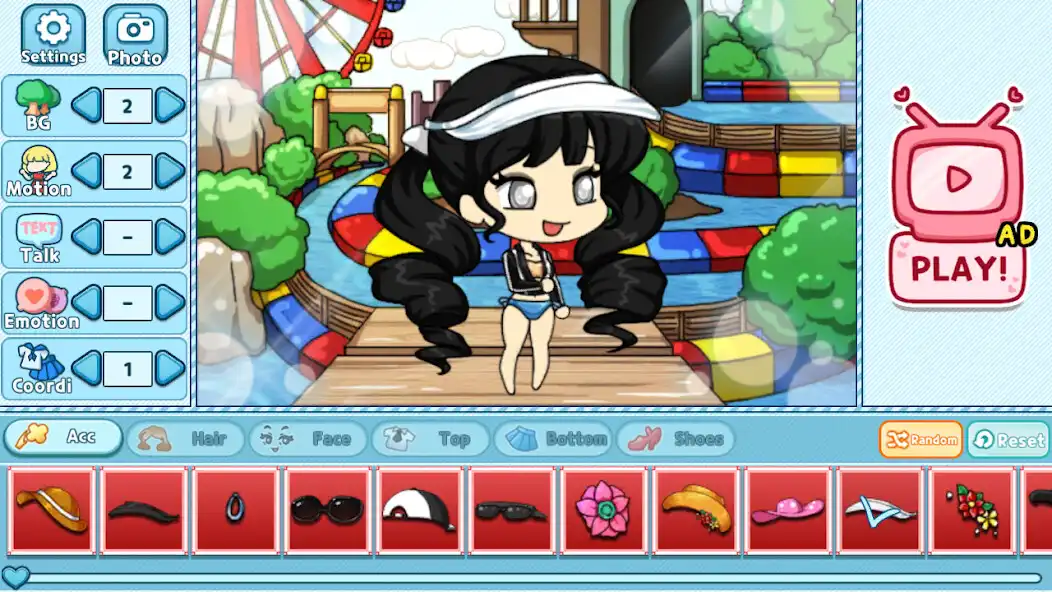 Play WaterPark Pretty Girl: dressup as an online game WaterPark Pretty Girl: dressup with UptoPlay