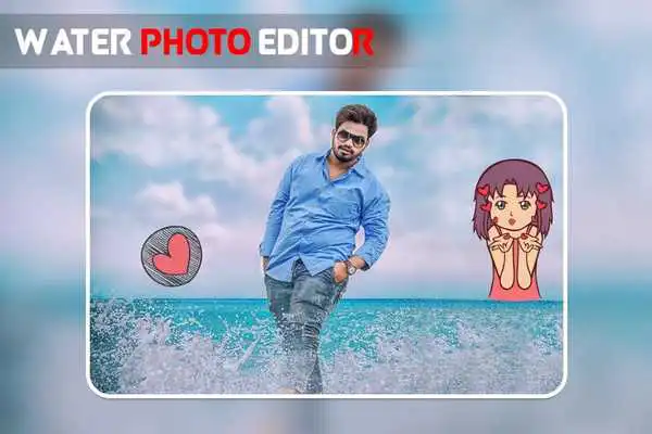 Play Water Photo Frame Editor : 3D Water Effect