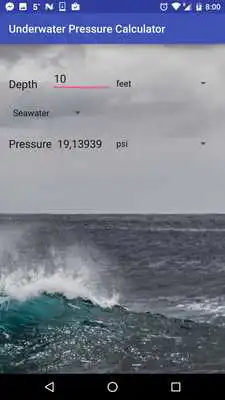 Play Water Pressure Calculator