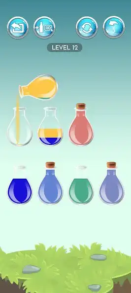 Play Water Puzzle- Sort em as an online game Water Puzzle- Sort em with UptoPlay