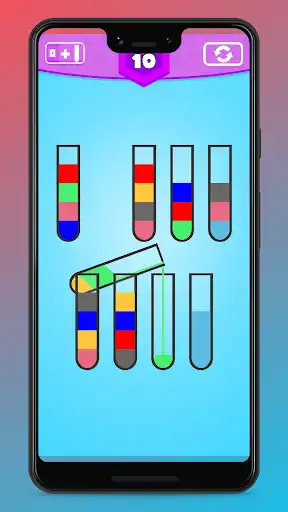 Play Water Puzzle Sort as an online game Water Puzzle Sort with UptoPlay