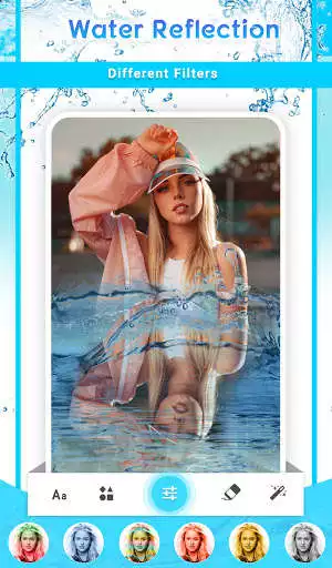 Play Water Reflection Photo Effect