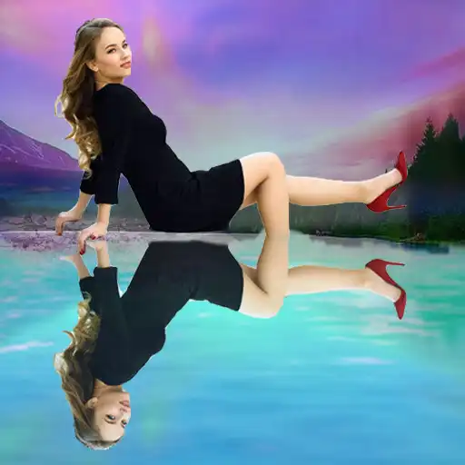 Play Water Reflection photo frame APK