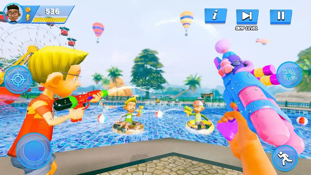 Play Water Shooting Gunner Battle as an online game Water Shooting Gunner Battle with UptoPlay