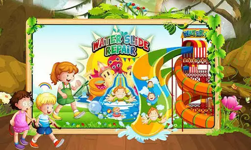 Play Water Slide Repair Game