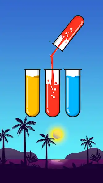 Play Watersort 2022 as an online game Watersort 2022 with UptoPlay