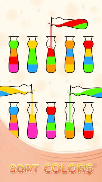 Play Water Sort Color Puzzle as an online game Water Sort Color Puzzle with UptoPlay