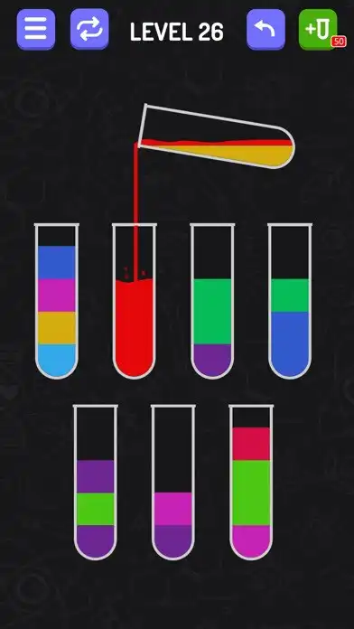 Play Water Sort Color as an online game Water Sort Color with UptoPlay
