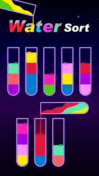 Play Water Sort Glow - Color Sort  and enjoy Water Sort Glow - Color Sort with UptoPlay
