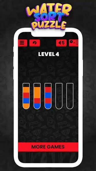 Play Water Sort Puzzle - 4Brain  and enjoy Water Sort Puzzle - 4Brain with UptoPlay