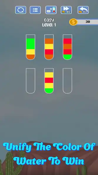 Play Water Sort Puzzle: Bottle Fill  and enjoy Water Sort Puzzle: Bottle Fill with UptoPlay