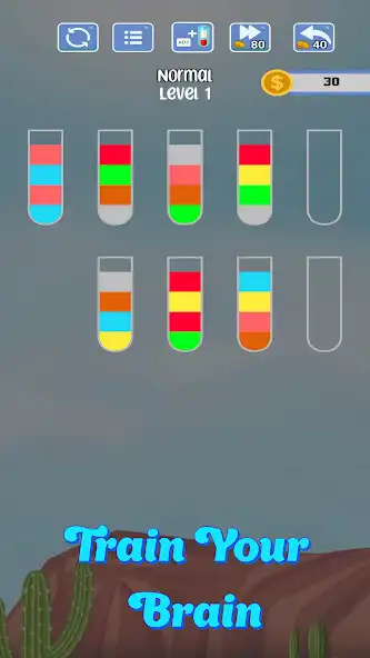 Play Water Sort Puzzle: Bottle Fill as an online game Water Sort Puzzle: Bottle Fill with UptoPlay