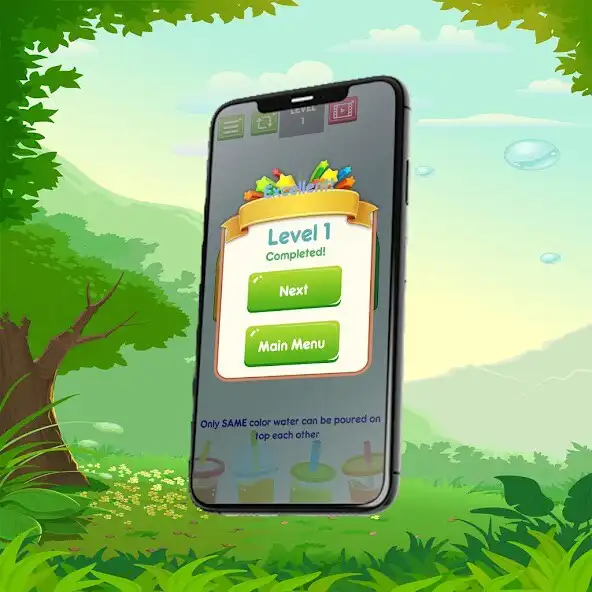 Play Water Sort Puzzle Colored Cups as an online game Water Sort Puzzle Colored Cups with UptoPlay