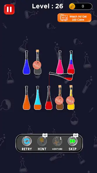 Play Water Sort Puzzle - Game 2023 as an online game Water Sort Puzzle - Game 2023 with UptoPlay