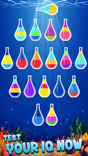 Play Water Sort Puzzle: Sortpuz as an online game Water Sort Puzzle: Sortpuz with UptoPlay