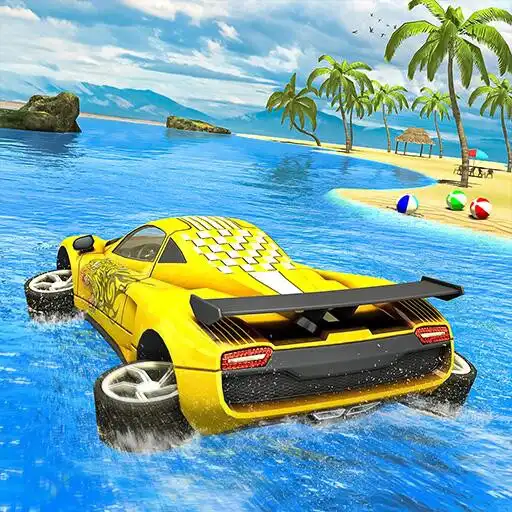 Play Water Surfer Floating Car Race APK