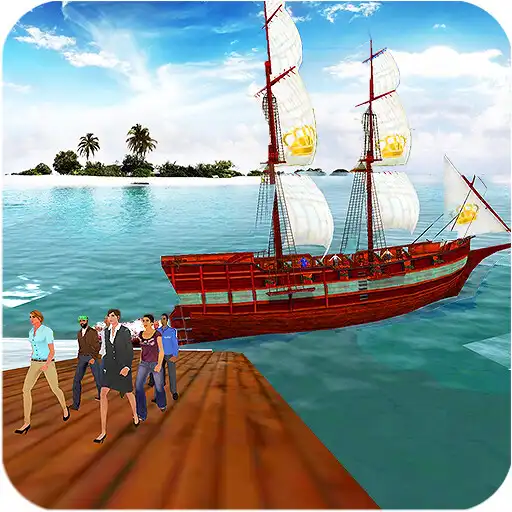 Play Water Taxi: Pirate Ship Transport 3D APK