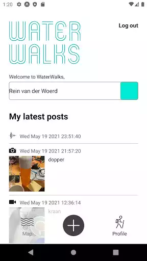 Play WaterWalks as an online game WaterWalks with UptoPlay