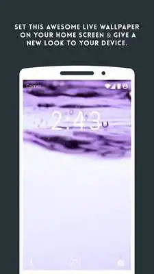 Play Watery Screen Live Wallpaper