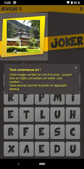 Play Watizit - Jeu de lettres et dimages !  and enjoy Watizit - Jeu de lettres et dimages ! with UptoPlay