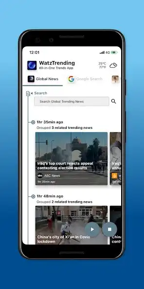 Play WatzTrending: TrendsNews App  and enjoy WatzTrending: TrendsNews App with UptoPlay