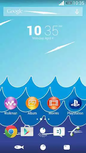 Play Wavy Blue Theme  and enjoy Wavy Blue Theme with UptoPlay