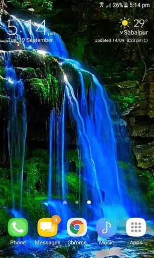 Play Wavy Waterfall Live Wallpaper as an online game Wavy Waterfall Live Wallpaper with UptoPlay