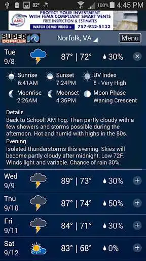 Play WAVY Weather as an online game WAVY Weather with UptoPlay