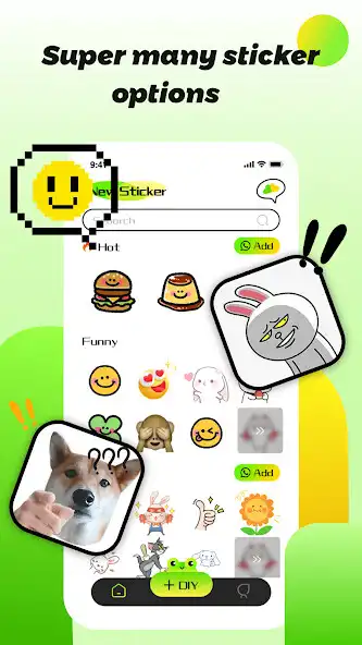 Play WaWaSticker: WASticker Maker as an online game WaWaSticker: WASticker Maker with UptoPlay