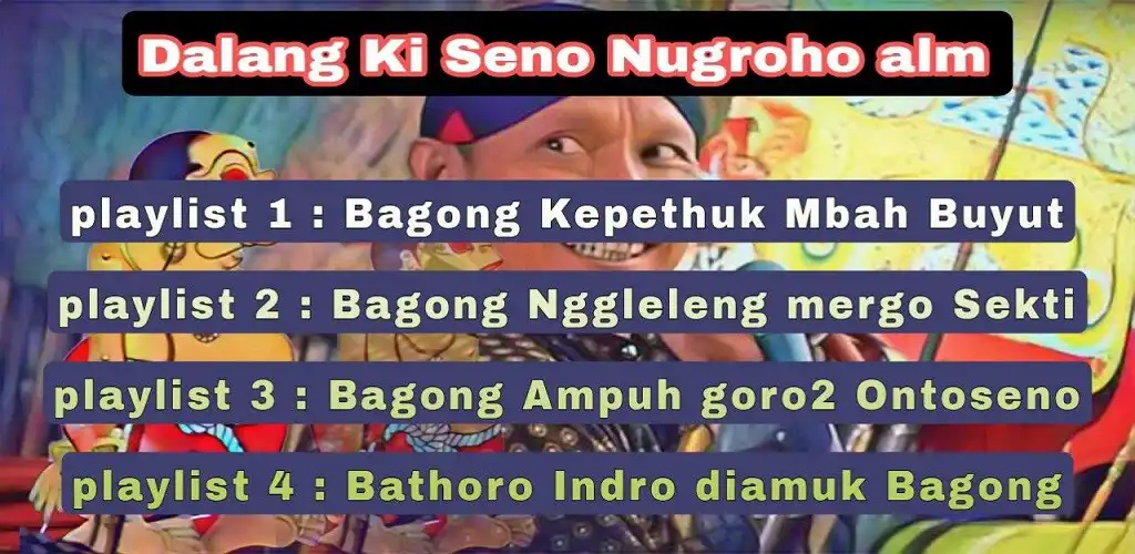 Play Wayang - Ki Seno Lakon Bagong  and enjoy Wayang - Ki Seno Lakon Bagong with UptoPlay