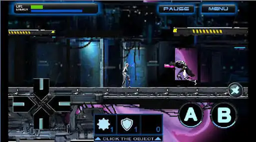 Play WAY BACK 2 - cyberpunk platformer as an online game WAY BACK 2 - cyberpunk platformer with UptoPlay