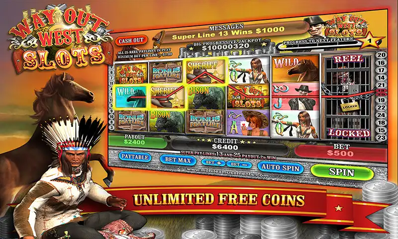 Play Way Out West Slots  and enjoy Way Out West Slots with UptoPlay