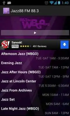 Play WBGO Jazz 88.3FM