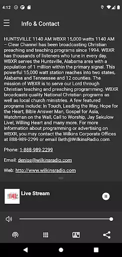 Play WBXR AM 1140 Radio  and enjoy WBXR AM 1140 Radio with UptoPlay