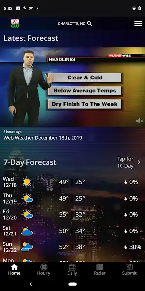Play WCCB Charlotte Weather as an online game WCCB Charlotte Weather with UptoPlay