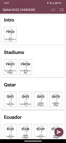 Play WC Qatar 2022 Panini Stickers  and enjoy WC Qatar 2022 Panini Stickers with UptoPlay