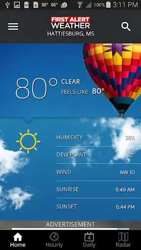 Play WDAM 7 First Alert Weather  and enjoy WDAM 7 First Alert Weather with UptoPlay