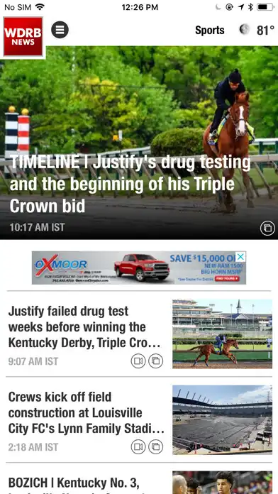 Play WDRB News as an online game WDRB News with UptoPlay