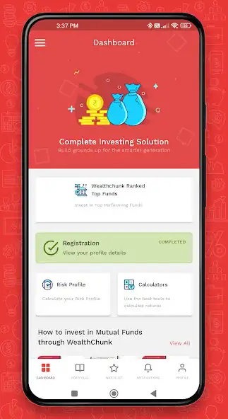 Play Wealthchunk: Invest in top MFs  and enjoy Wealthchunk: Invest in top MFs with UptoPlay