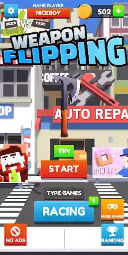 Play Weapon Flipping 3D Online  and enjoy Weapon Flipping 3D Online with UptoPlay